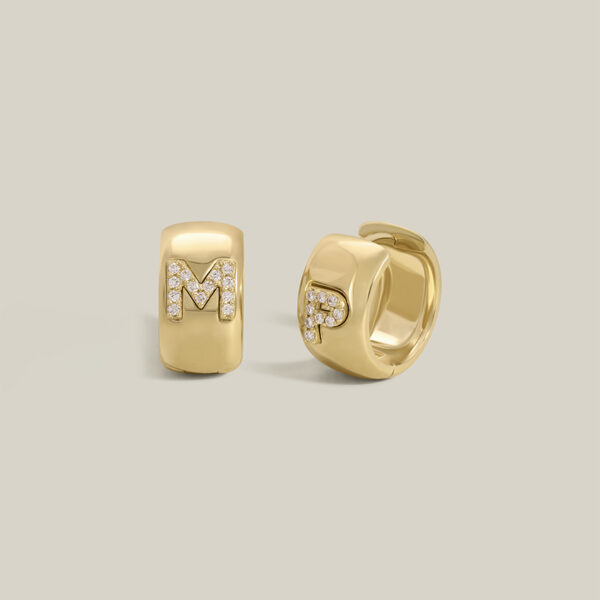 Diamond Initial Huggies