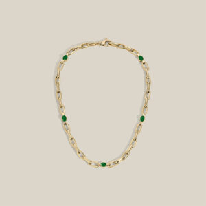 Emerald Link Necklace