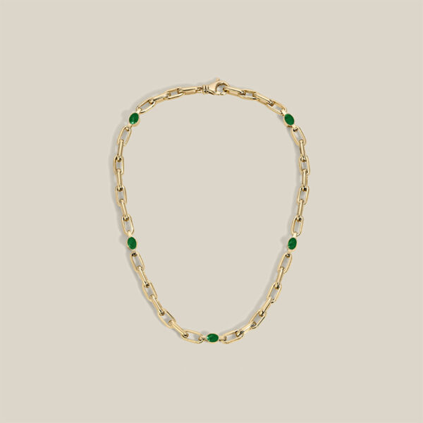 Emerald Link Necklace