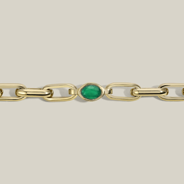 Emerald Link Necklace - Image 2