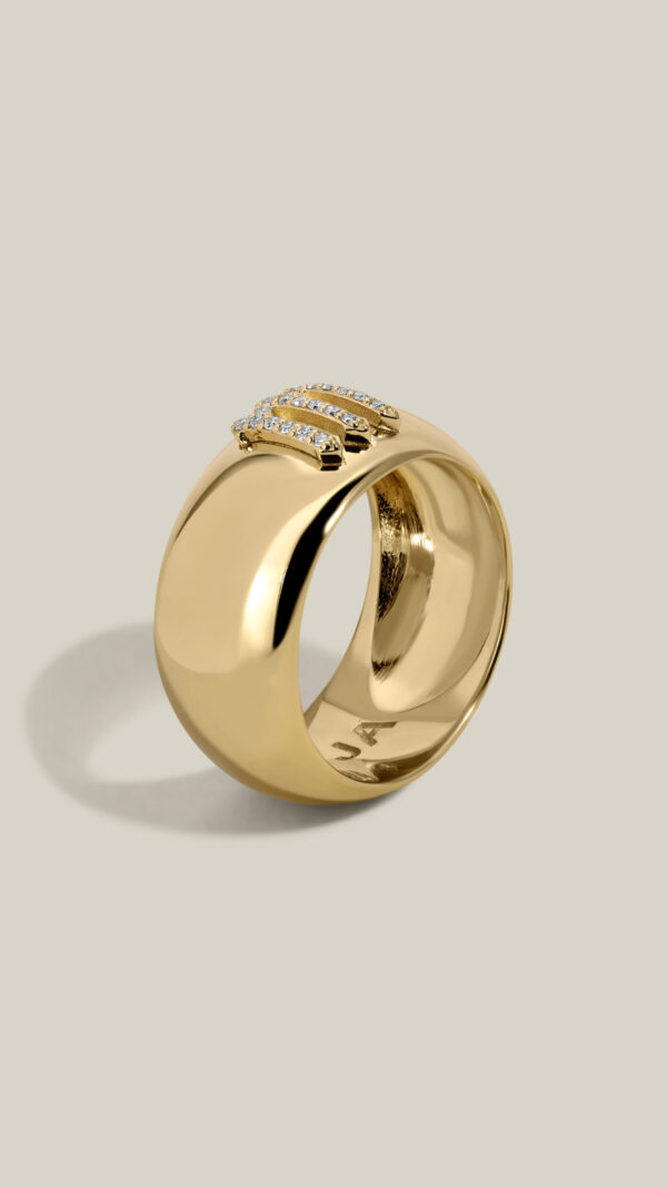 Gothic Diamond Cigar Band - Image 2