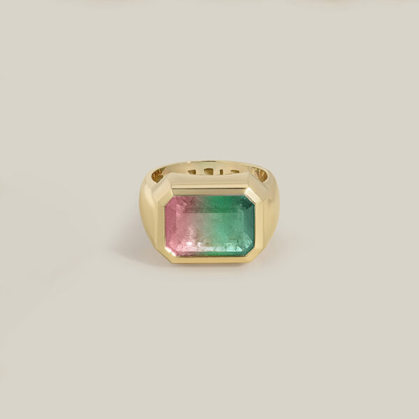 East West Ring: Tourmaline October