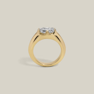Organic Solitaire Setting (Horizontal)